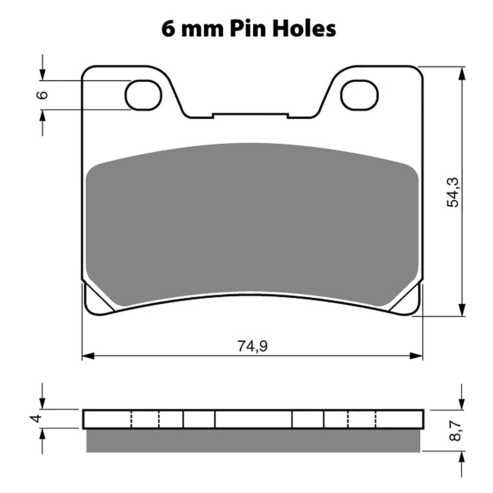 New GOLDFREN Brake Pad - S3 Sintered Sports (PBPH116) #GF045S3