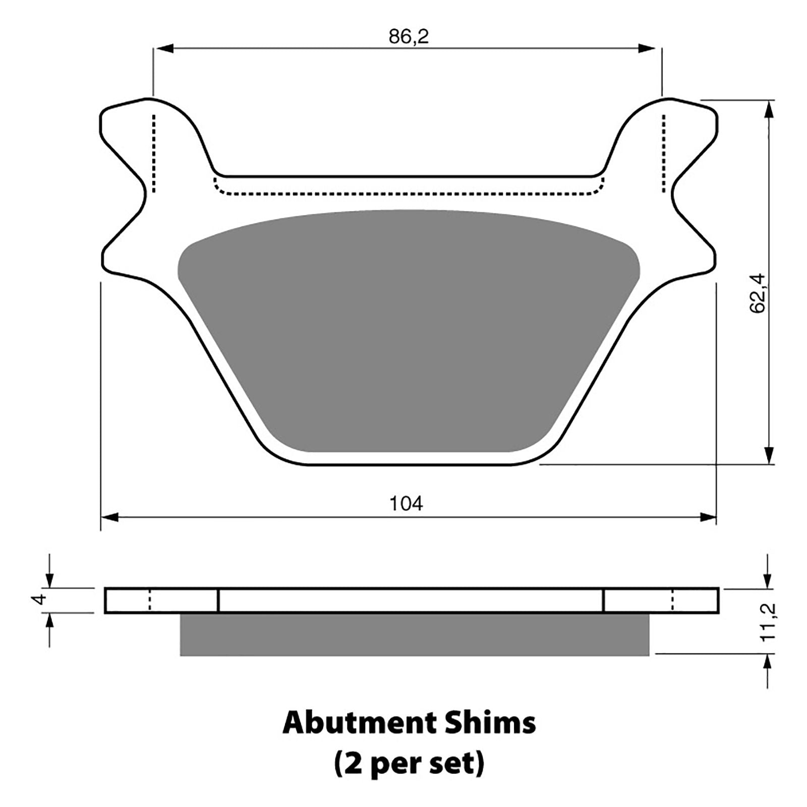 New GOLDFREN Brake Pad - S3 Sintered Sports (PBPH156) #GF056S3