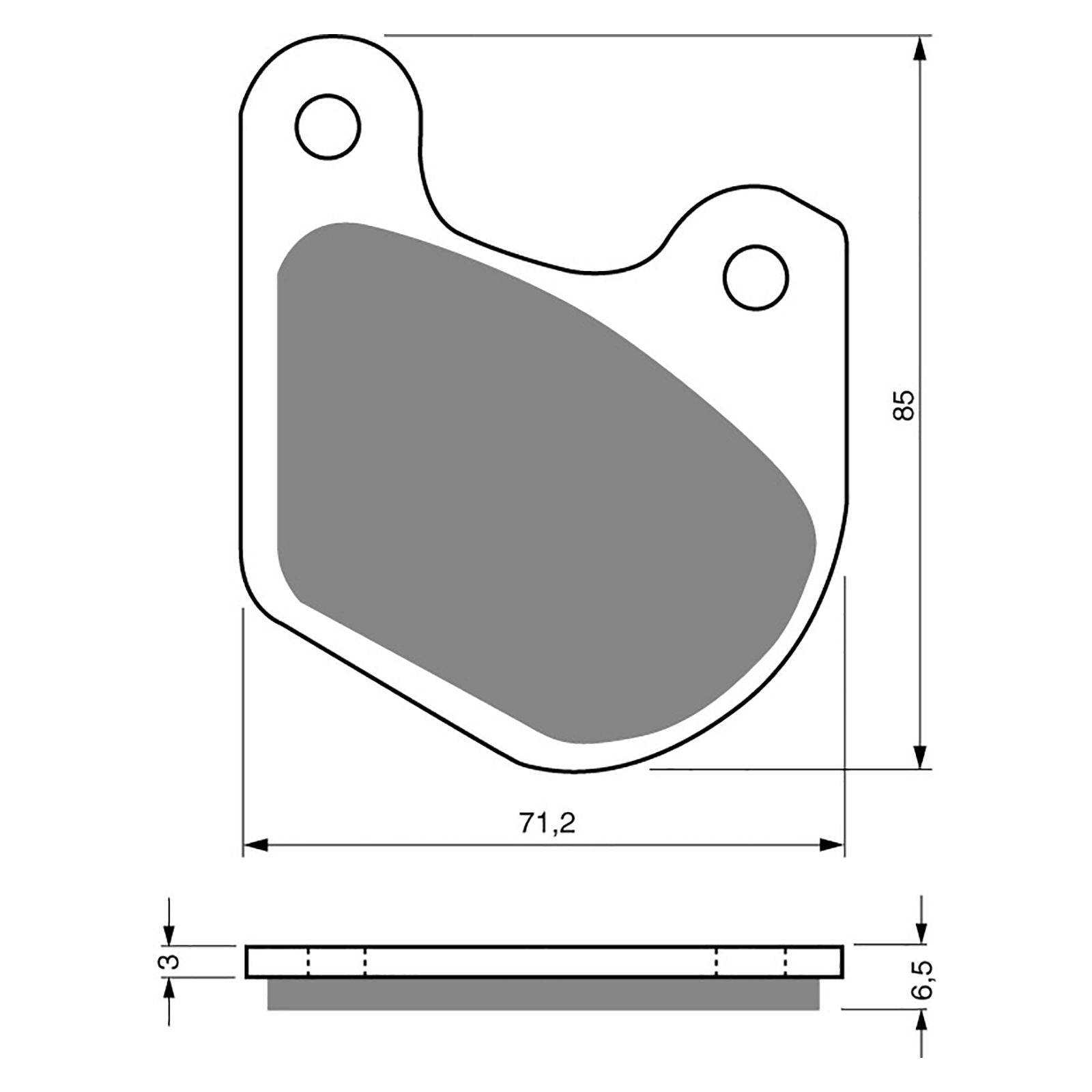 New GOLDFREN Brake Pad - S3 Sintered Sports (PBPH72) #GF062S3