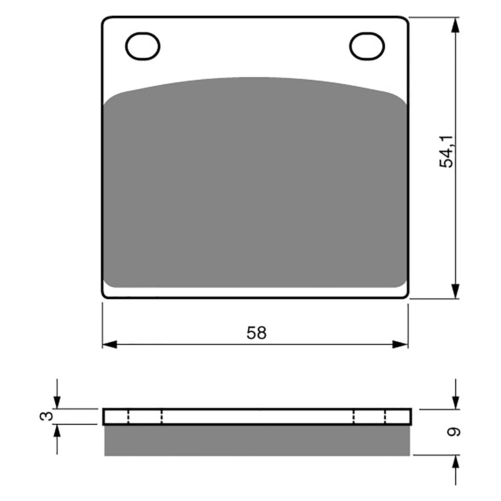 New GOLDFREN Brake Pad - S3 Sintered Sports (PBPH06) #GF076S3