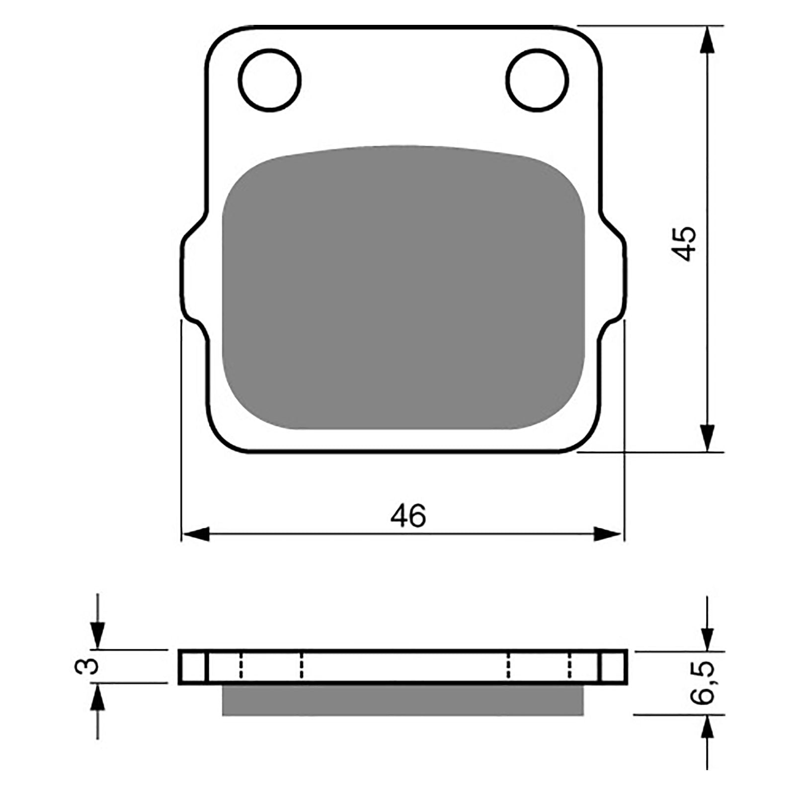 New GOLDFREN Brake Pad - K5 Off-Road Racing (PBPR25) #GF077K5