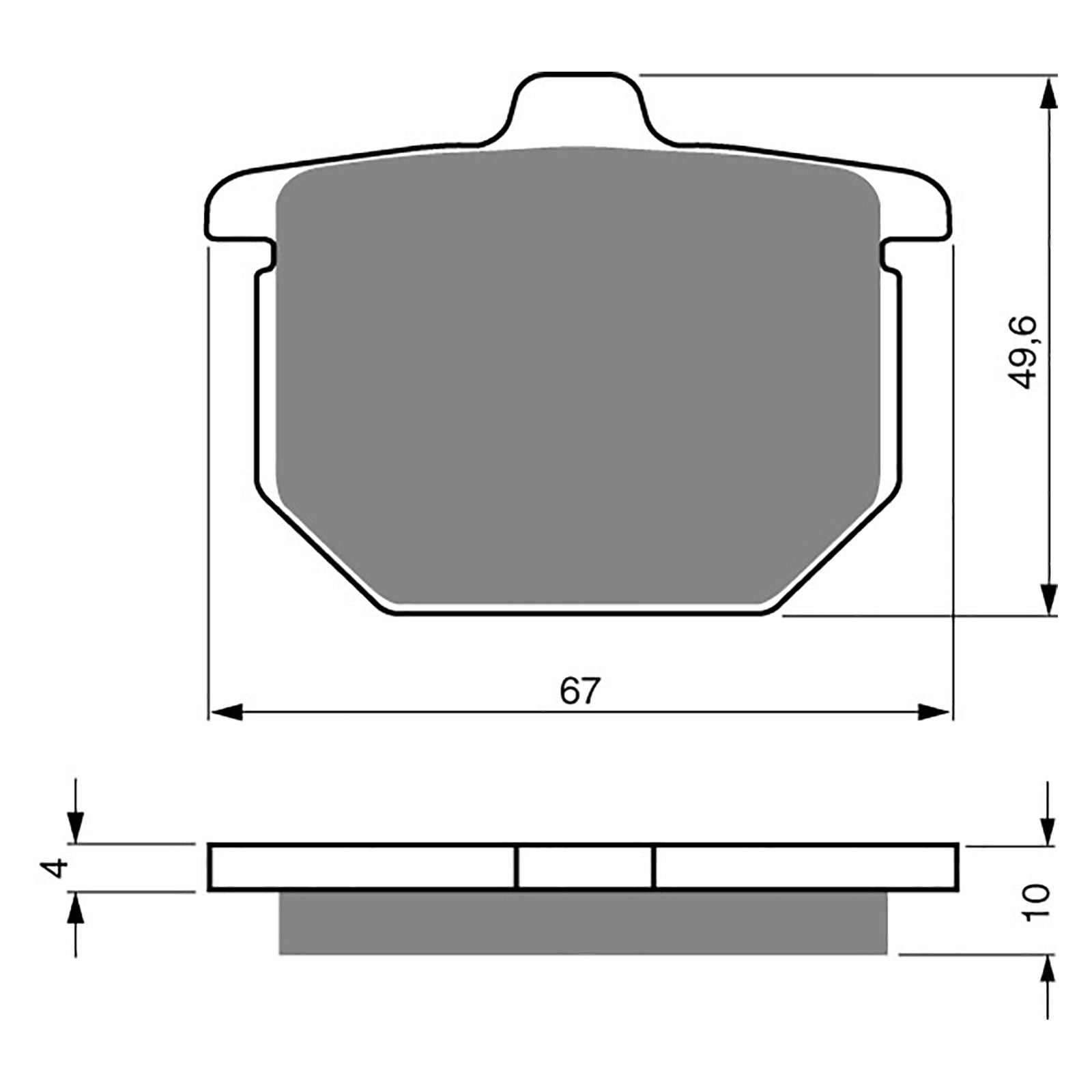 New GOLDFREN Brake Pad - S3 Sintered Sports (PBPH03) #GF079S3