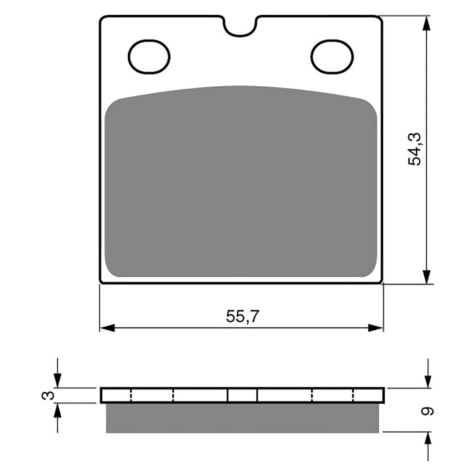 New GOLDFREN Brake Pad - S3 Sintered Sports (PBPH01) #GF081S3