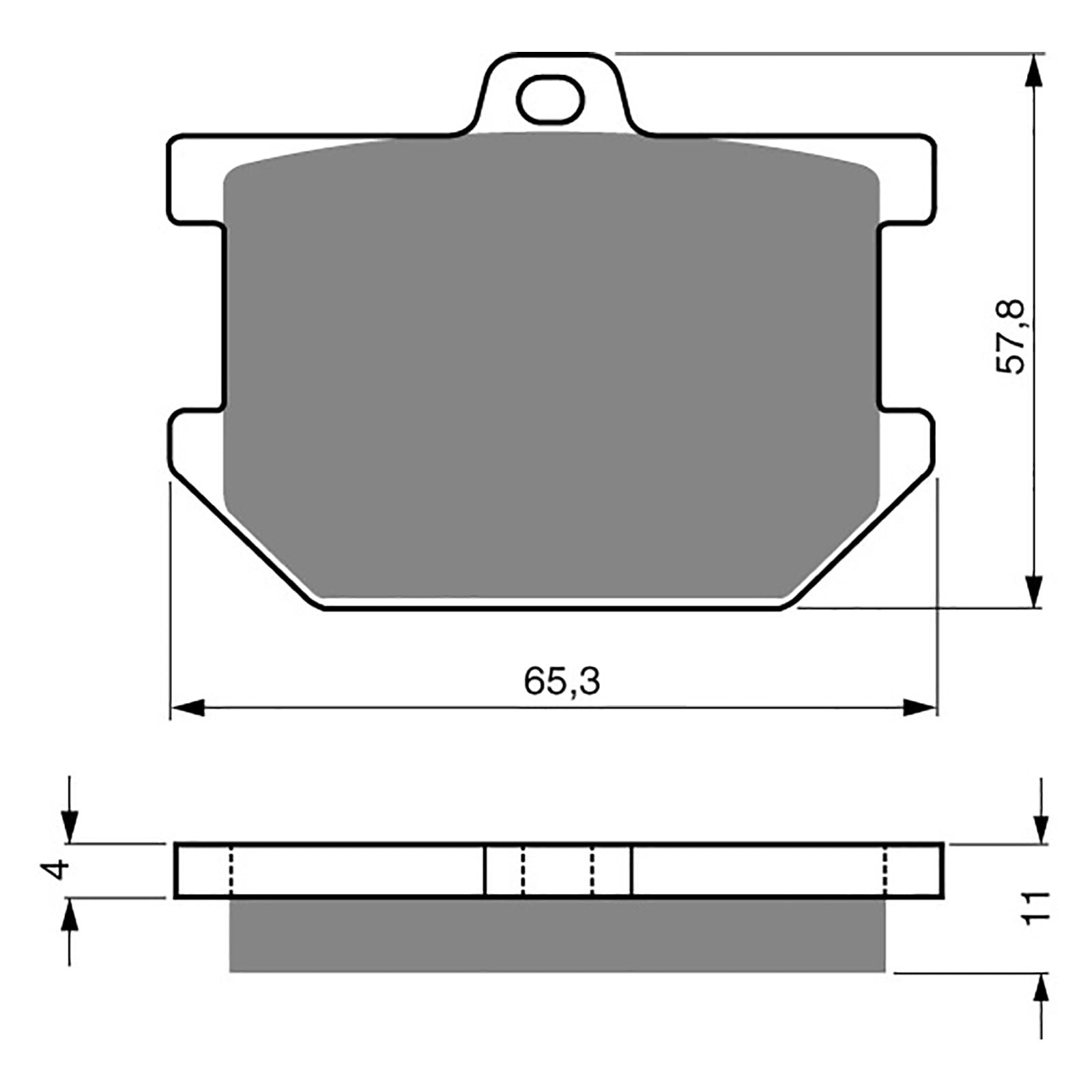 New GOLDFREN Brake Pad - S3 Sintered Sports (PBPH05) #GF082S3