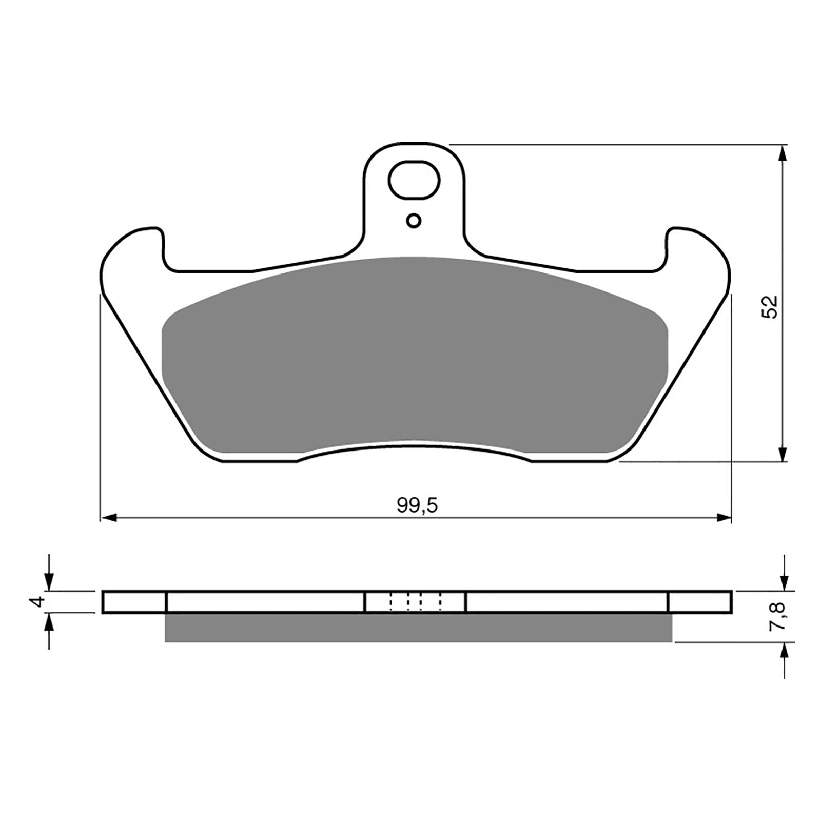 New GOLDFREN Brake Pad - S3 Sintered Sports #GF089S3