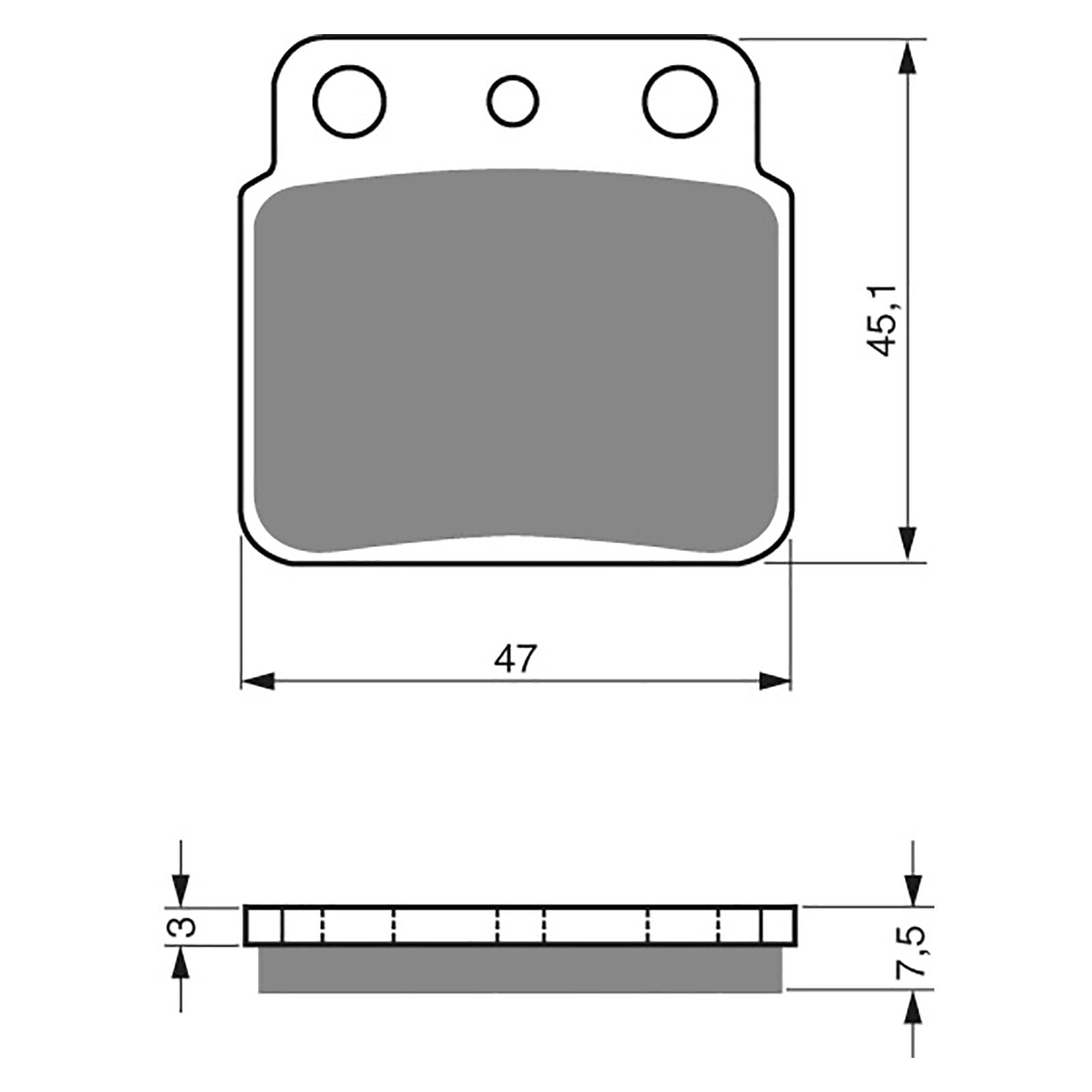 New GOLDFREN Brake Pad - K5 Off-Road Racing (PBPR103) #GF092K5