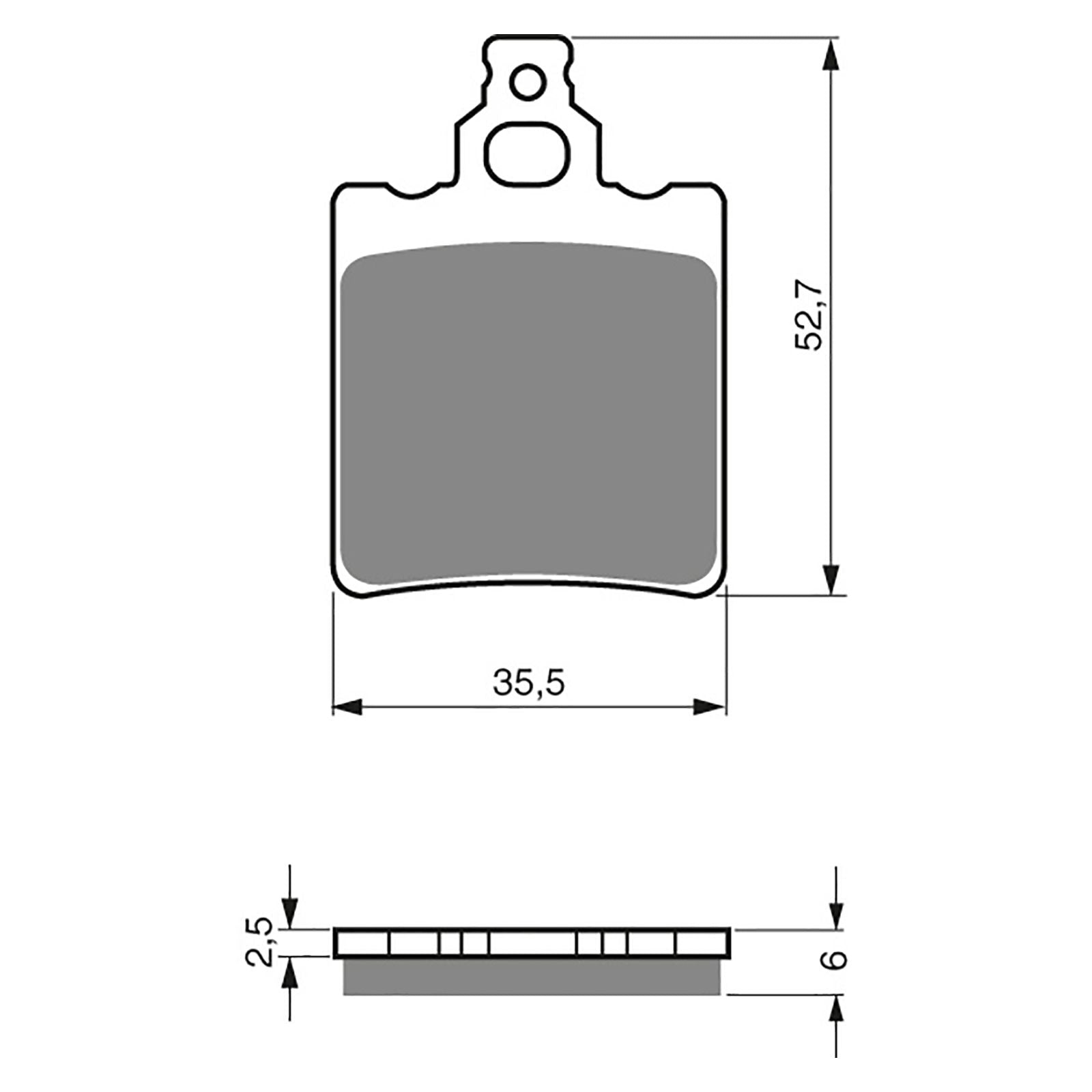 New GOLDFREN Brake Pad - K5 Off-Road Racing (PBPR149) #GF096K5