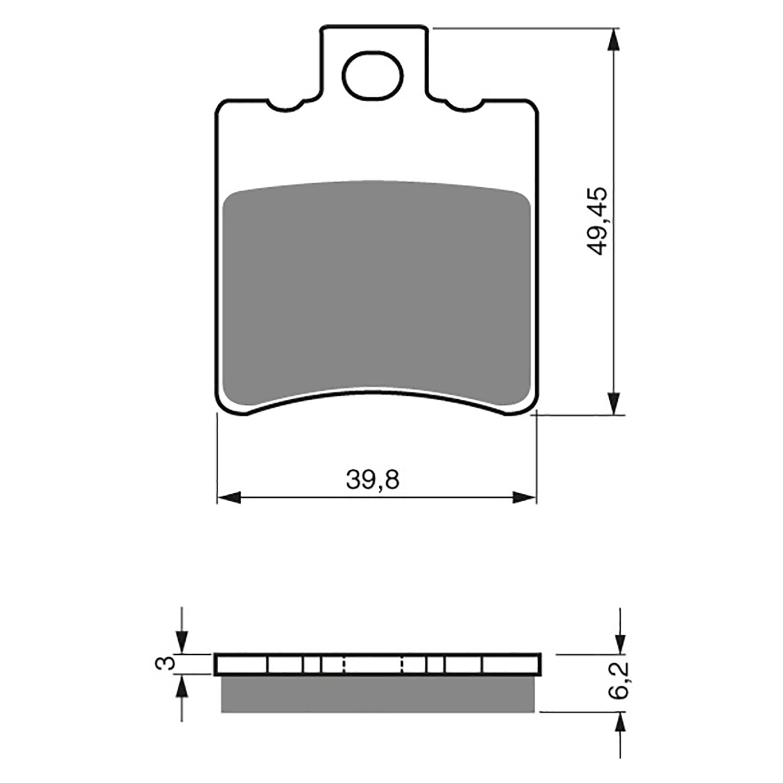 New GOLDFREN Brake Pad - S3 Sintered Sports (PBPH172) #GF098S3