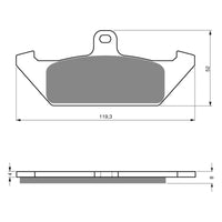 New GOLDFREN Brake Pad - S3 Sintered Sports #GF101S3