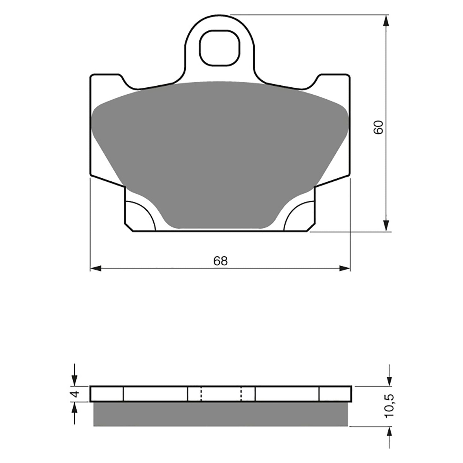 New GOLDFREN Brake Pad - S3 Sintered Sports (PBPH21) #GF113S3