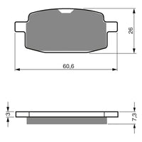 New GOLDFREN Brake Pad - S3 Sintered Sports (PBPH117) #GF114S3 | Australian Moto Spares