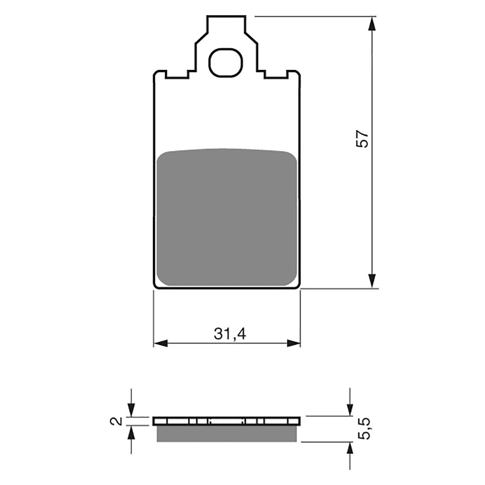 New GOLDFREN Brake Pad - S3 Sintered Sports (PBPH90) #GF115S3