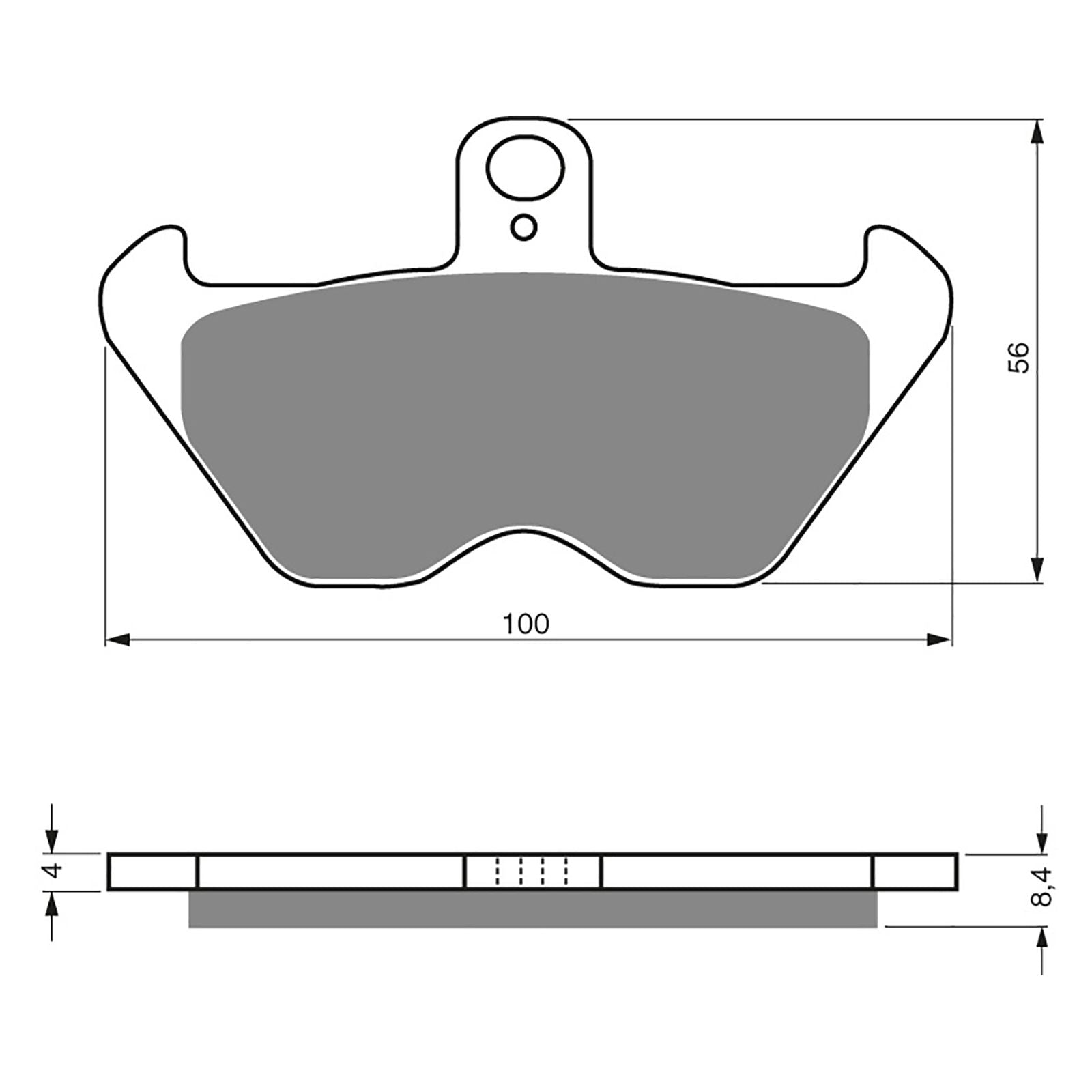 New GOLDFREN Brake Pad - S3 Sintered Sports (PBPH391) #GF117S3