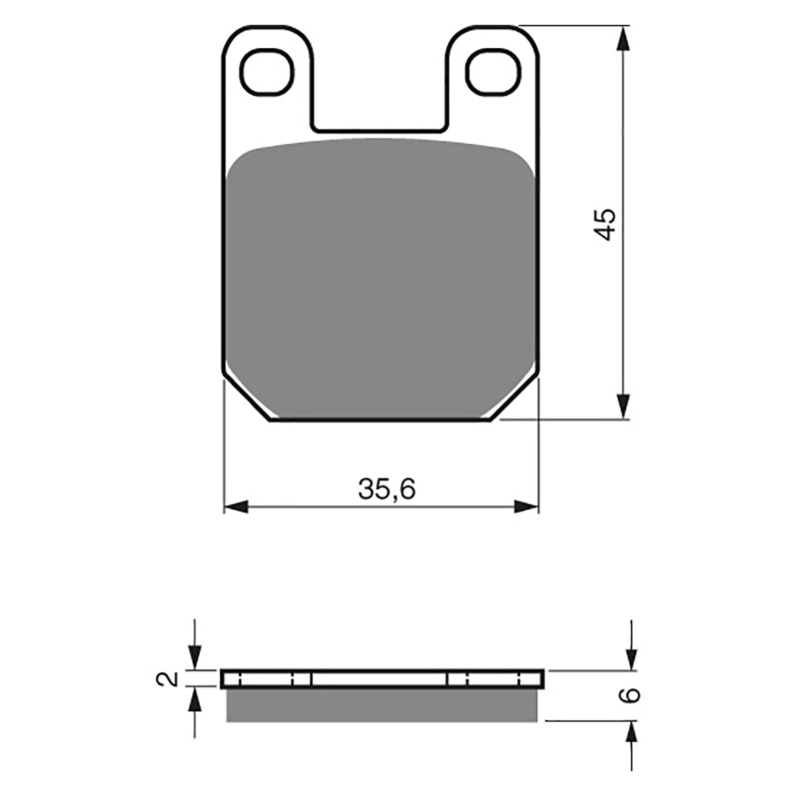 New GOLDFREN Brake Pad - S3 Sintered Sports (PBPH88) #GF121S3