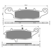 New GOLDFREN Brake Pad - S3 Sintered Sports (PBPH194) #GF124S3 | Australian Moto Spares