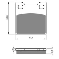 New GOLDFREN Brake Pad - S3 Sintered Sports (PBPH182) #GF129S3 | Australian Moto Spares