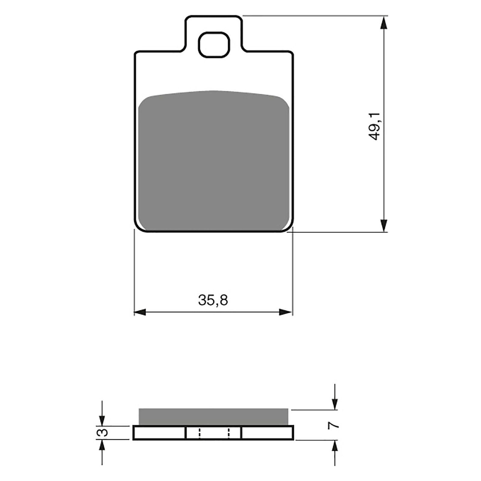 New GOLDFREN Brake Pad - S3 Sintered Sports (PBPH246) #GF137S3