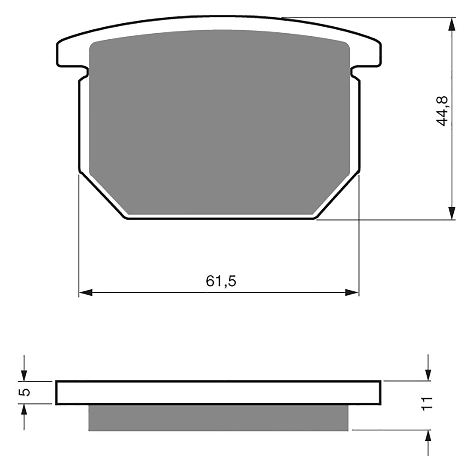 New GOLDFREN Brake Pad - S3 Sintered Sports (PBPH13) #GF138S3