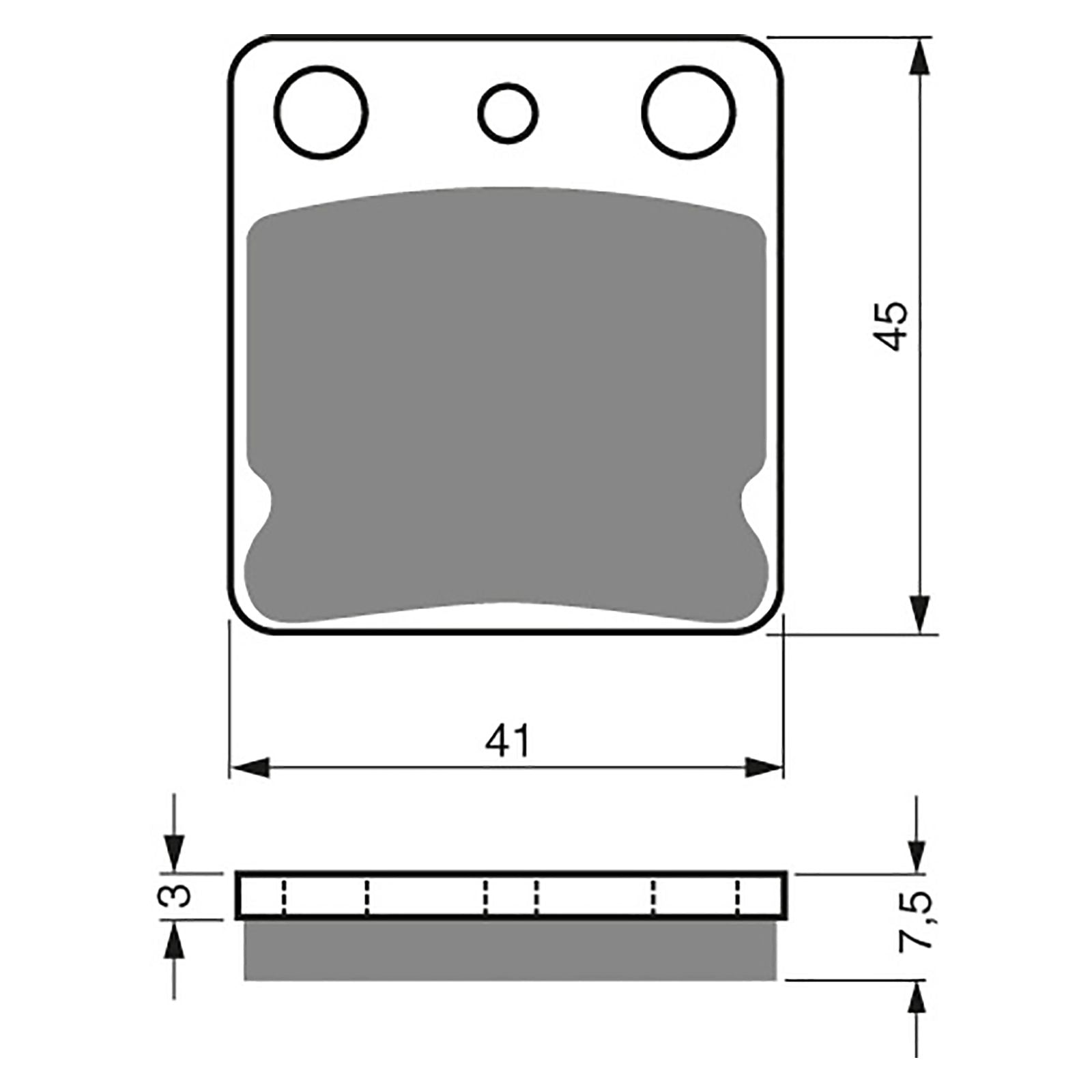 New GOLDFREN Brake Pad - K5 Off-Road Racing (PBPR11) #GF144K5