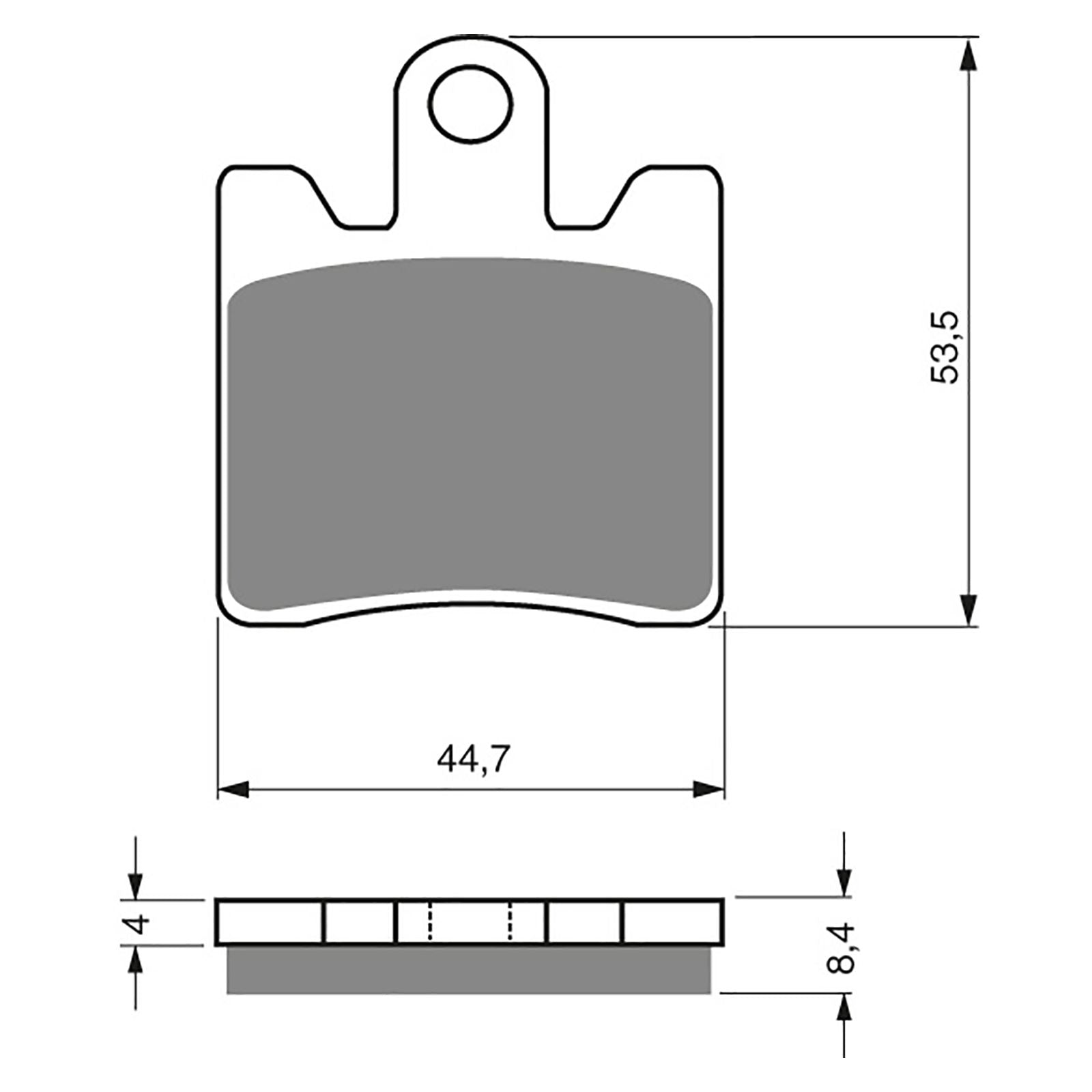 New GOLDFREN Brake Pad - S3 Sintered Sports (PBPH268) #GF147S3