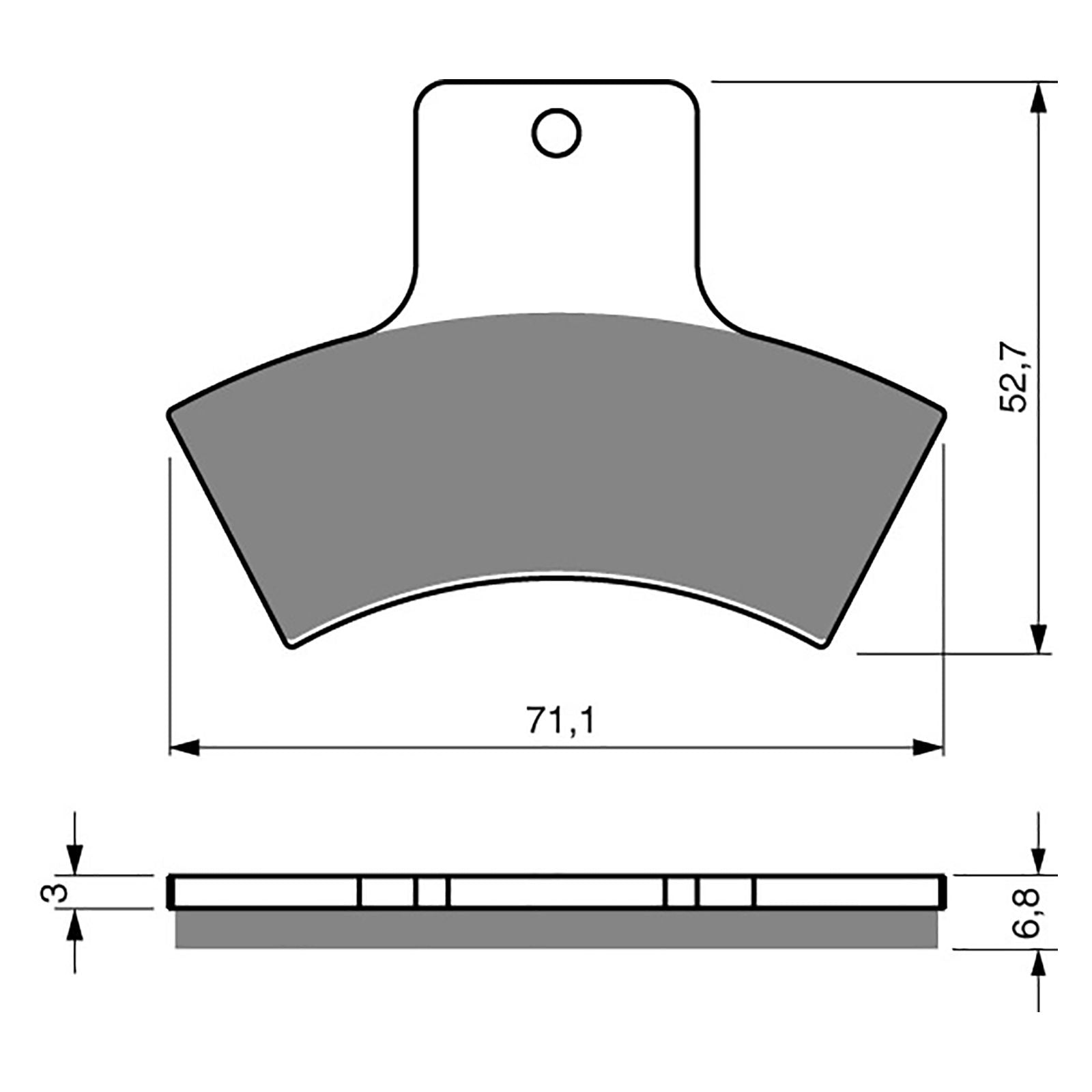 New GOLDFREN Brake Pad - K5 Off-Road Racing (PBPR257) #GF179K5