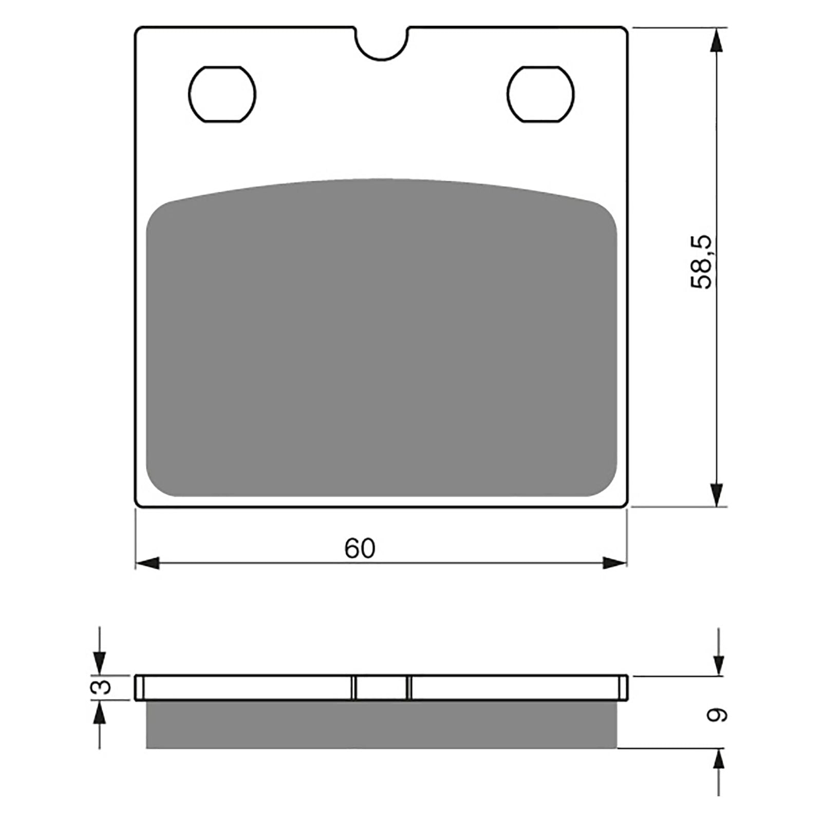 New GOLDFREN Brake Pad - S3 Sintered Sports (PBPH86) #GF197S3