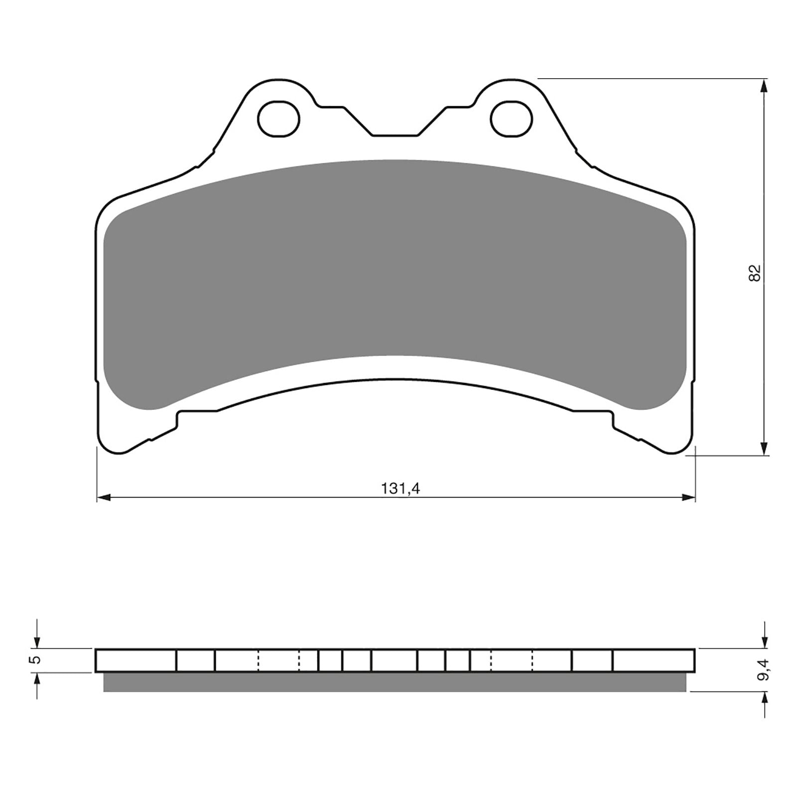 New GOLDFREN BRAKE PADS GF204 - S3 GF204S3