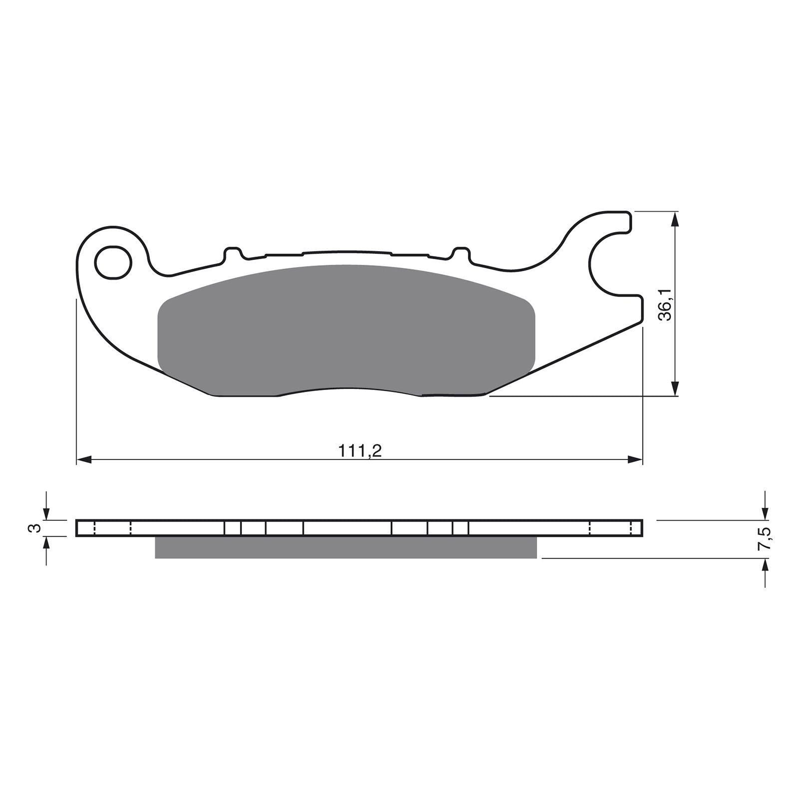 New GOLDFREN Brake Pad - S3 Sintered Sports (PBPH332) #GF210S3