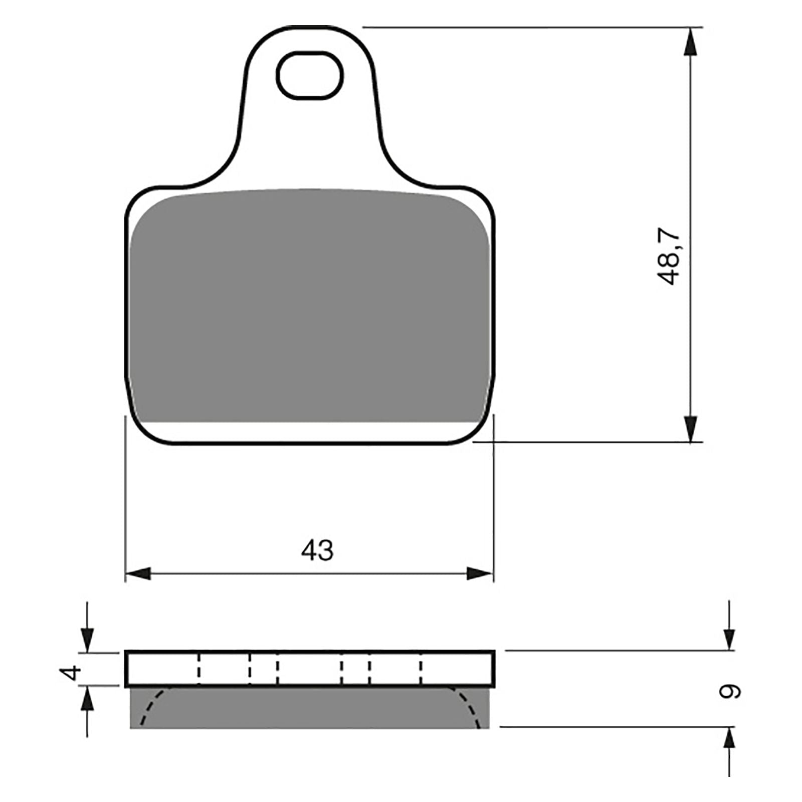 New GOLDFREN Brake Pad - S3 Sintered Sports #GF239S3