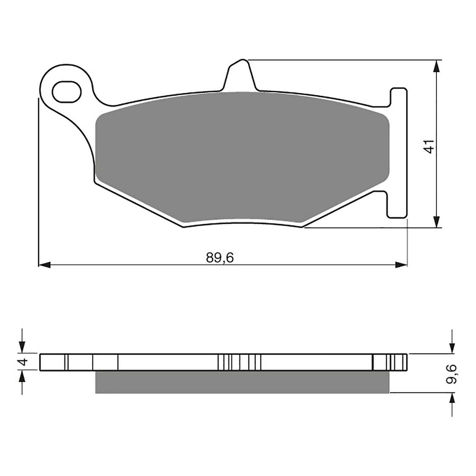 New GOLDFREN Brake Pad - S3 Sintered Sports (PBPH364) #GF241S3