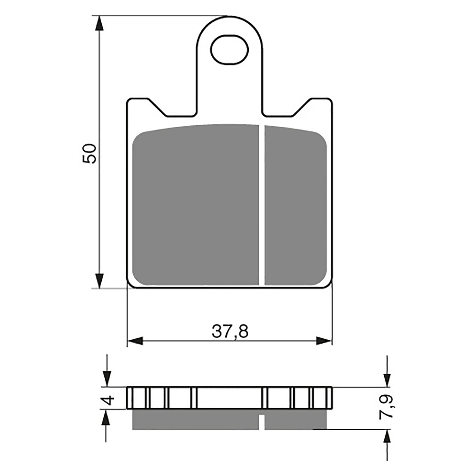 New GOLDFREN Brake Pad - S3 Sintered Sports (PBPH362) #GF249S3