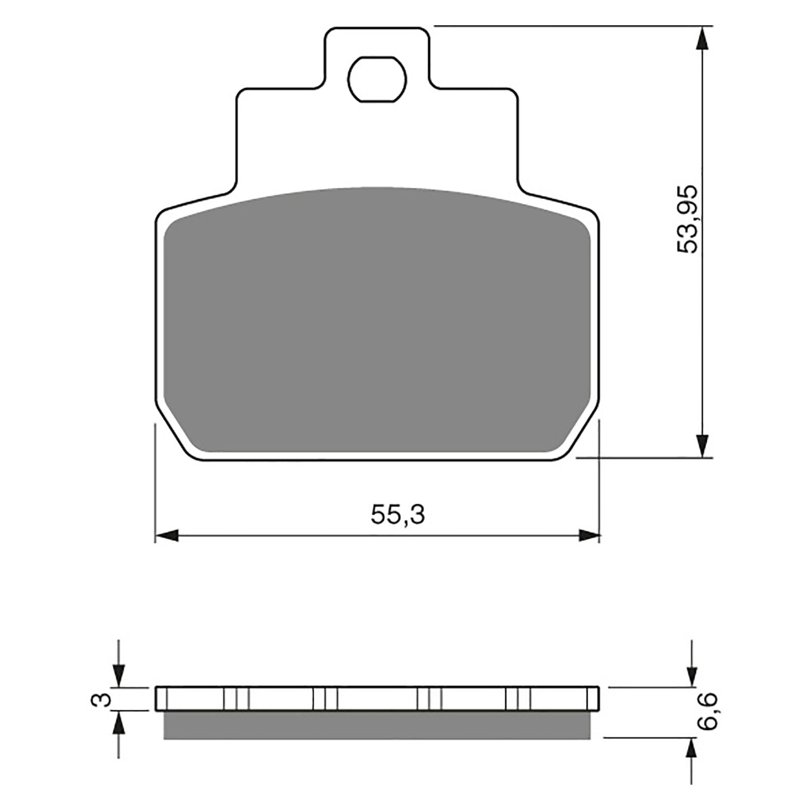 New GOLDFREN Brake Pad - S3 Sintered Sports #GF263S3