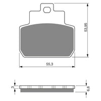 New GOLDFREN Brake Pad - S3 Sintered Sports #GF263S3 | Australian Moto Spares