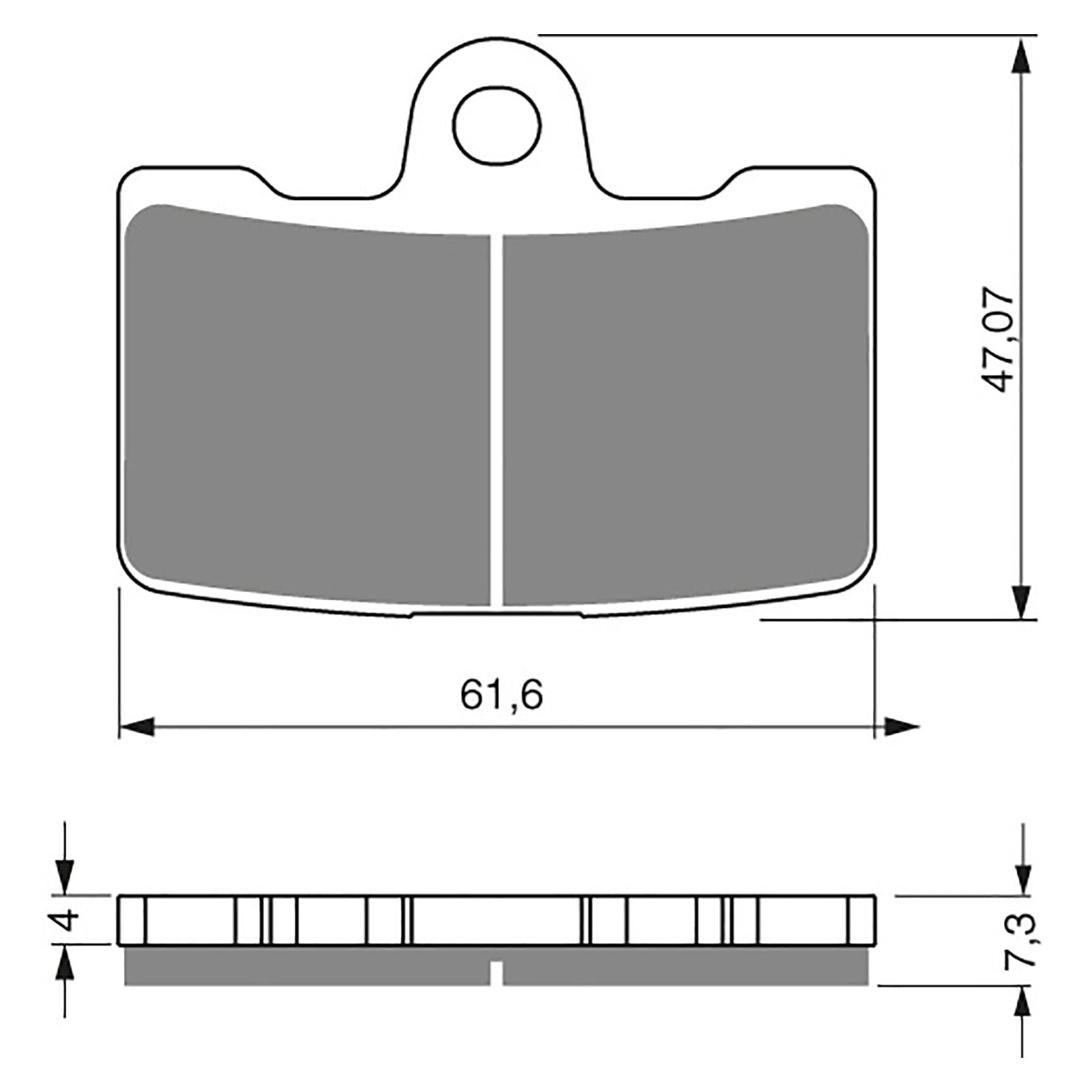 New GOLDFREN Brake Pad - S3 Sintered Sports (PBPH395) #GF269S3