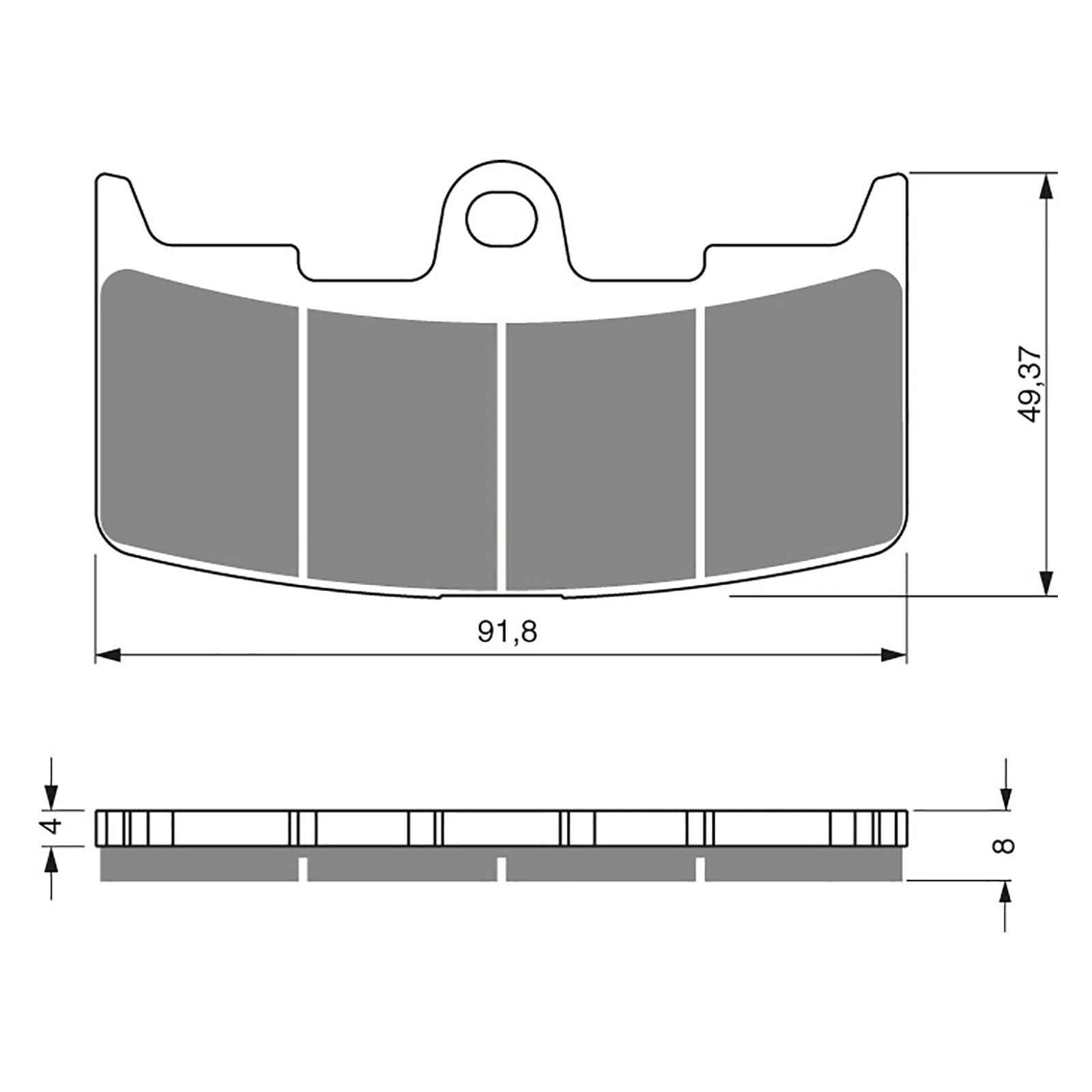 New GOLDFREN Brake Pad - S3 Sintered Sports (PBPH305) #GF270S3