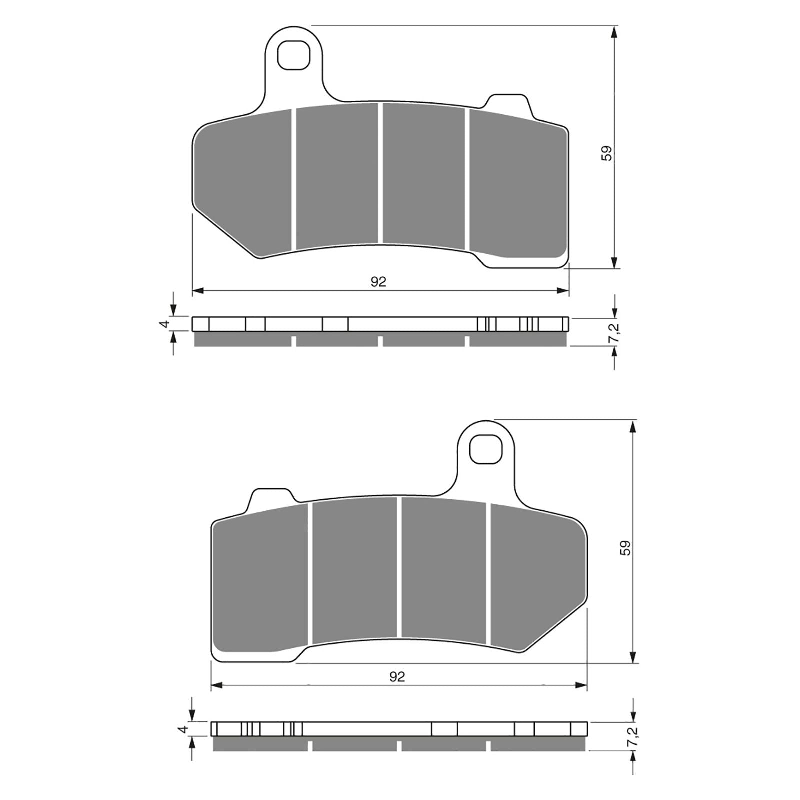 New GOLDFREN Brake Pad - S3 Sintered Sports (PBPH353) #GF271S3