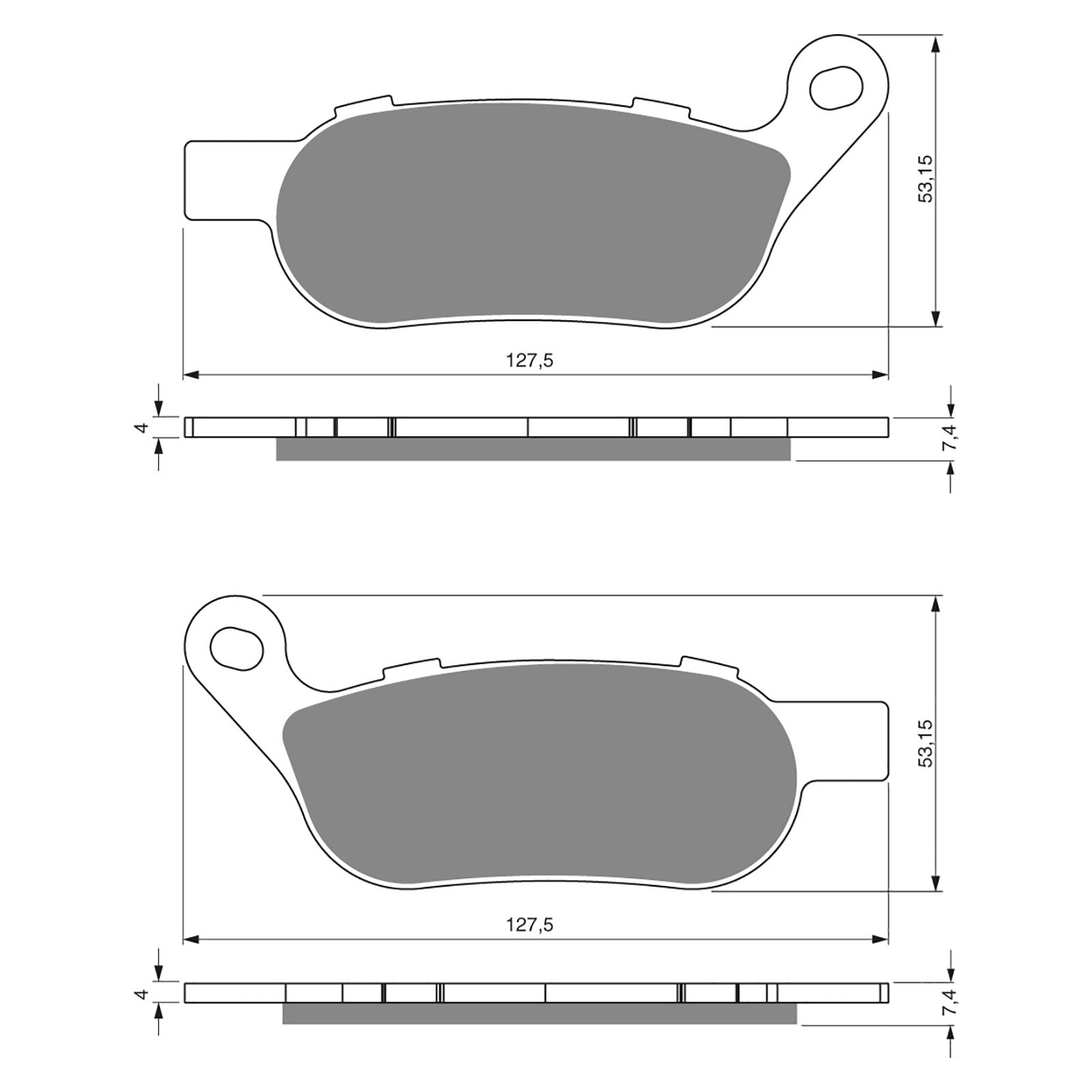 New GOLDFREN Brake Pad - S3 Sintered Sports (PBPH399) #GF273S3