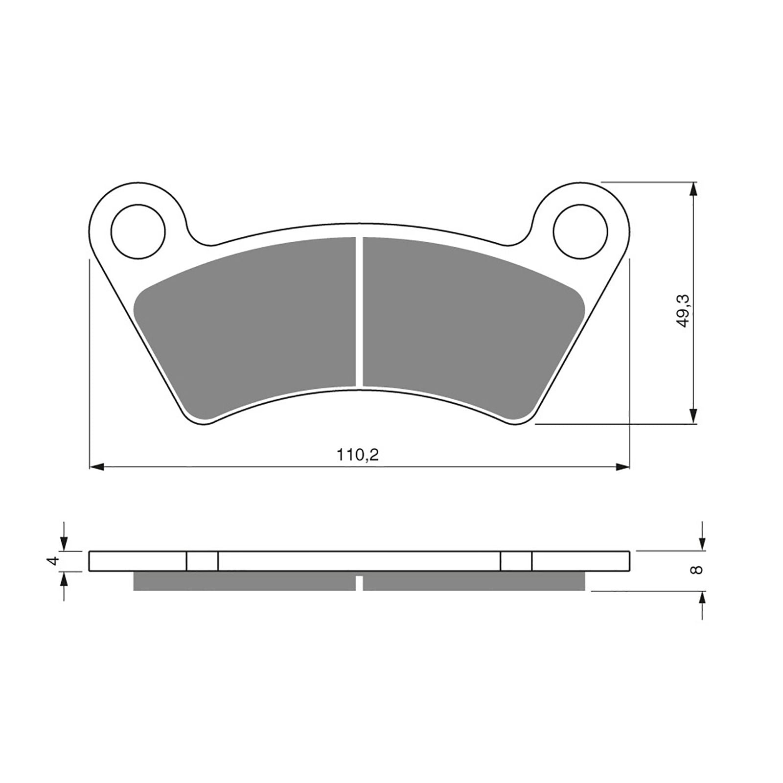 New GOLDFREN Brake Pad - K5 Off-Road Racing #GF294K5