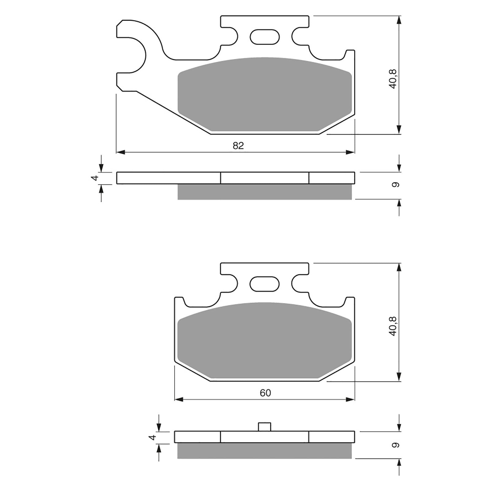 New GOLDFREN Brake Pad - K5 Off-Road Racing (PBPR372) #GF295K5