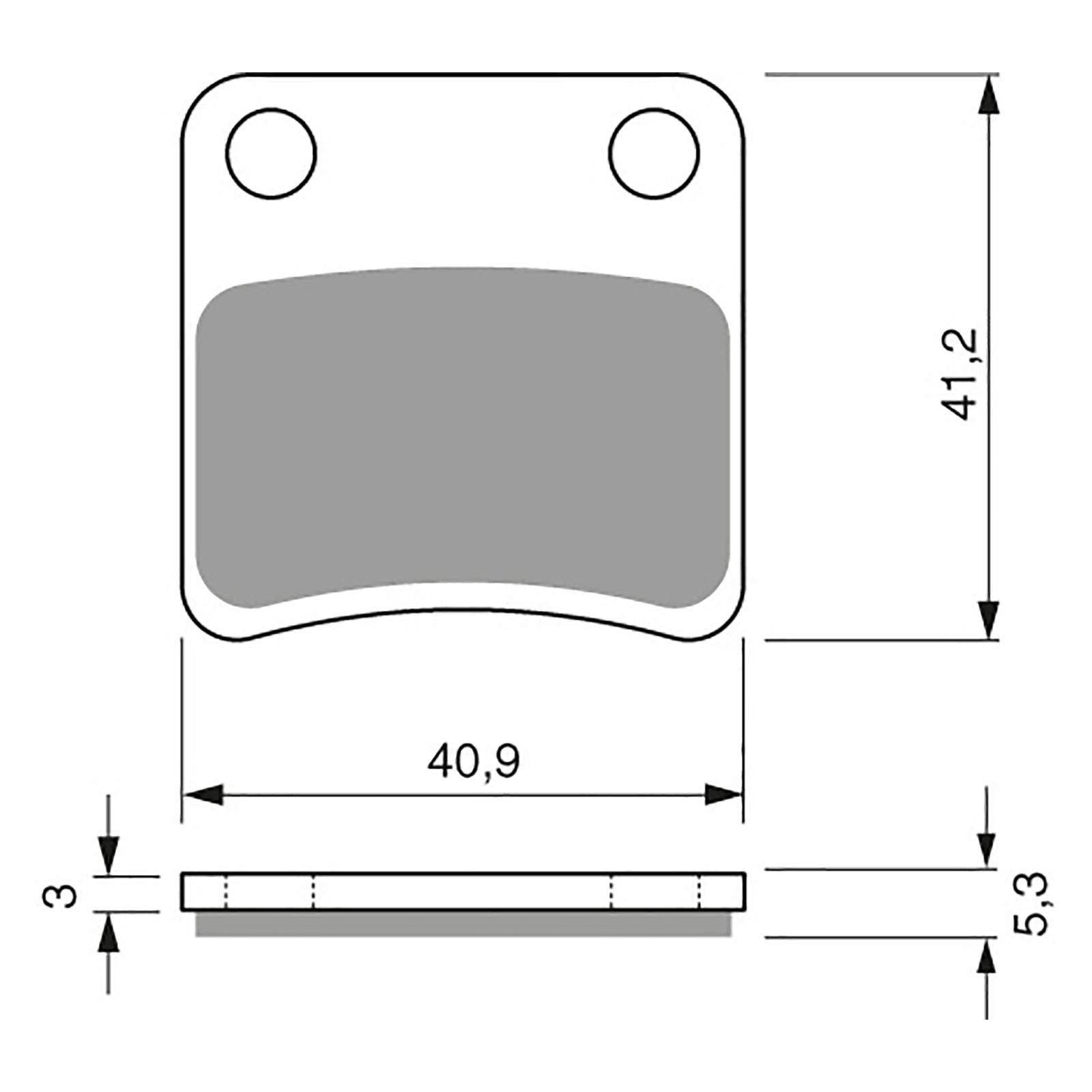 New GOLDFREN Brake Pad - S3 Sintered Sports (Pbp324) #GF303S3