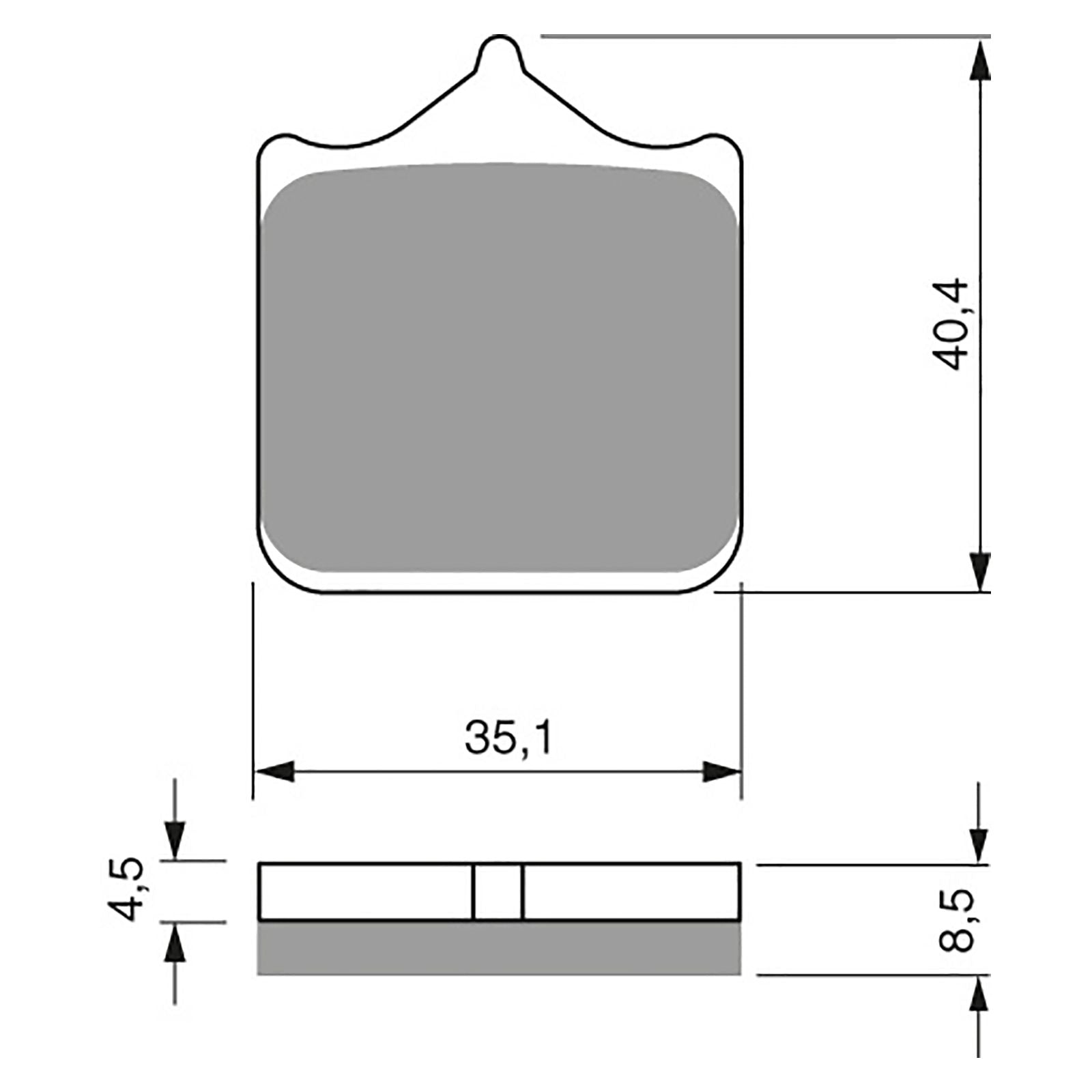 New GOLDFREN Brake Pad - S3 Sintered Sports (PBPH438) #GF304S3