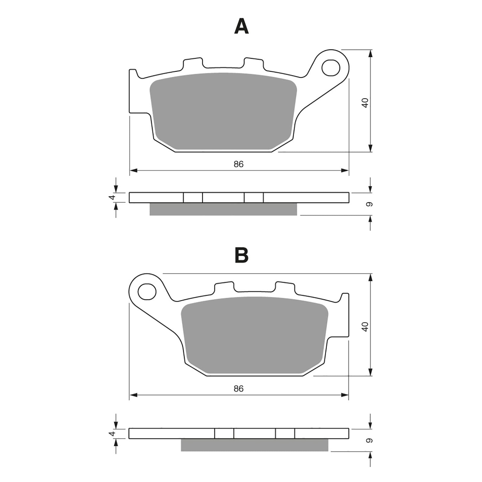 New GOLDFREN Brake Pad - S3 Sintered Sports (PBPH427) #GF306S3