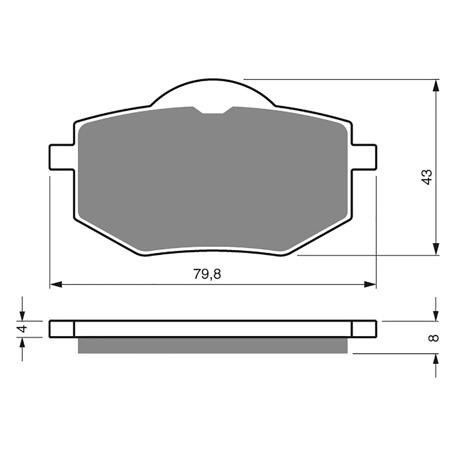 New GOLDFREN Brake Pad - S3 Sintered Sports #GF322S3