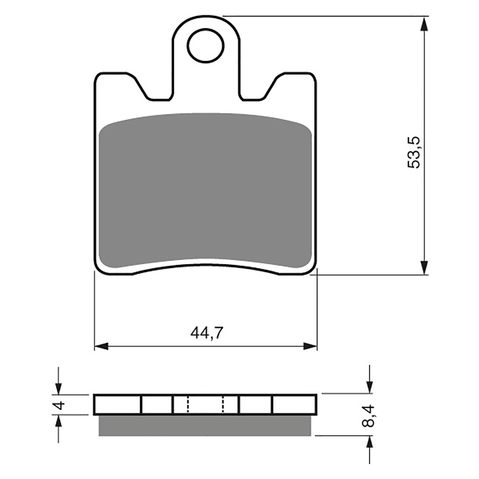 New GOLDFREN Brake Pad - S3 Sintered Sports (PBPH366) #GF326S3