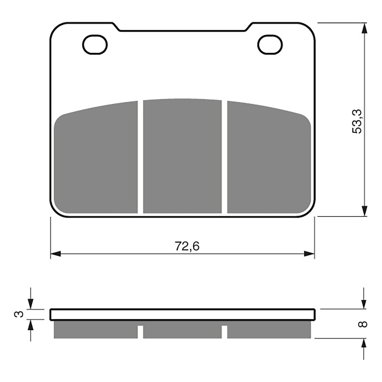 New GOLDFREN Brake Pad - S3 Sintered Sports #GF331S3