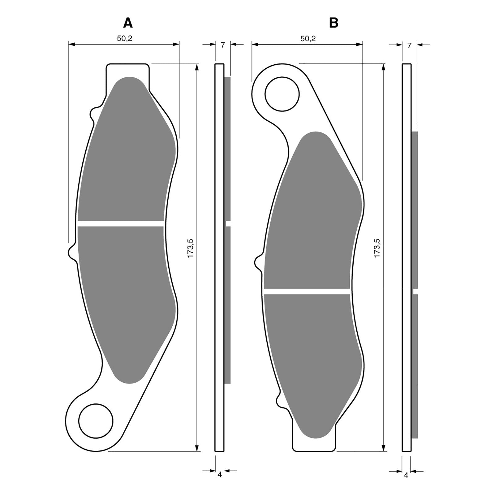 New GOLDFREN Brake Pad - S3 Sintered Sports (Pbp471) #GF352S3