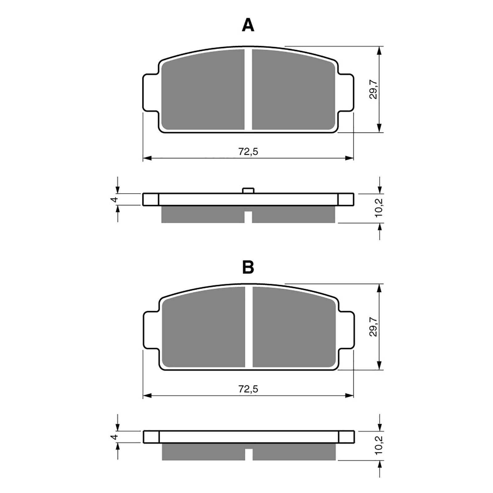 New GOLDFREN Brake Pad - S3 Sintered Sports #GF362S3