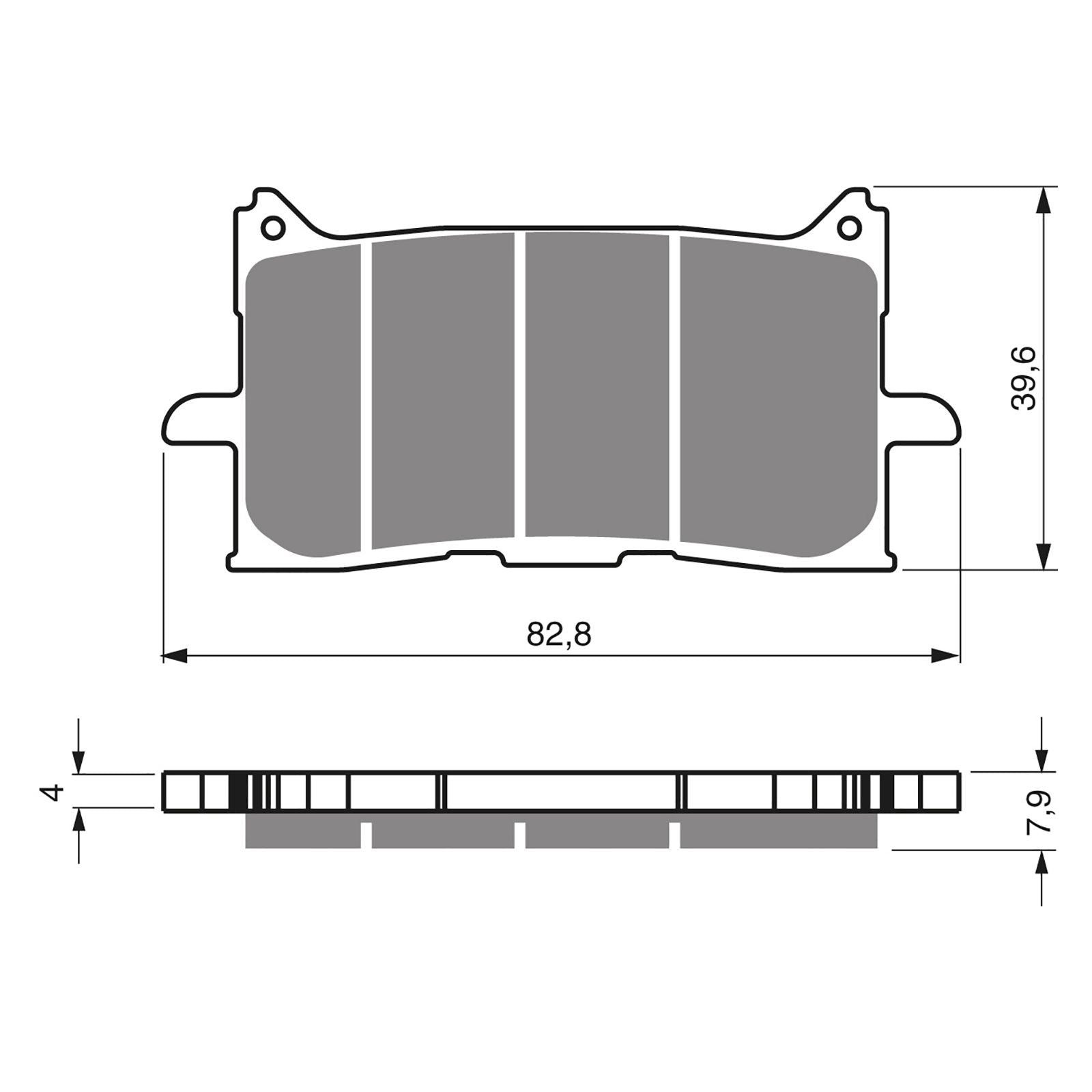 New GOLDFREN Brake Pad - K5 Off-Road Racing #GF379K5