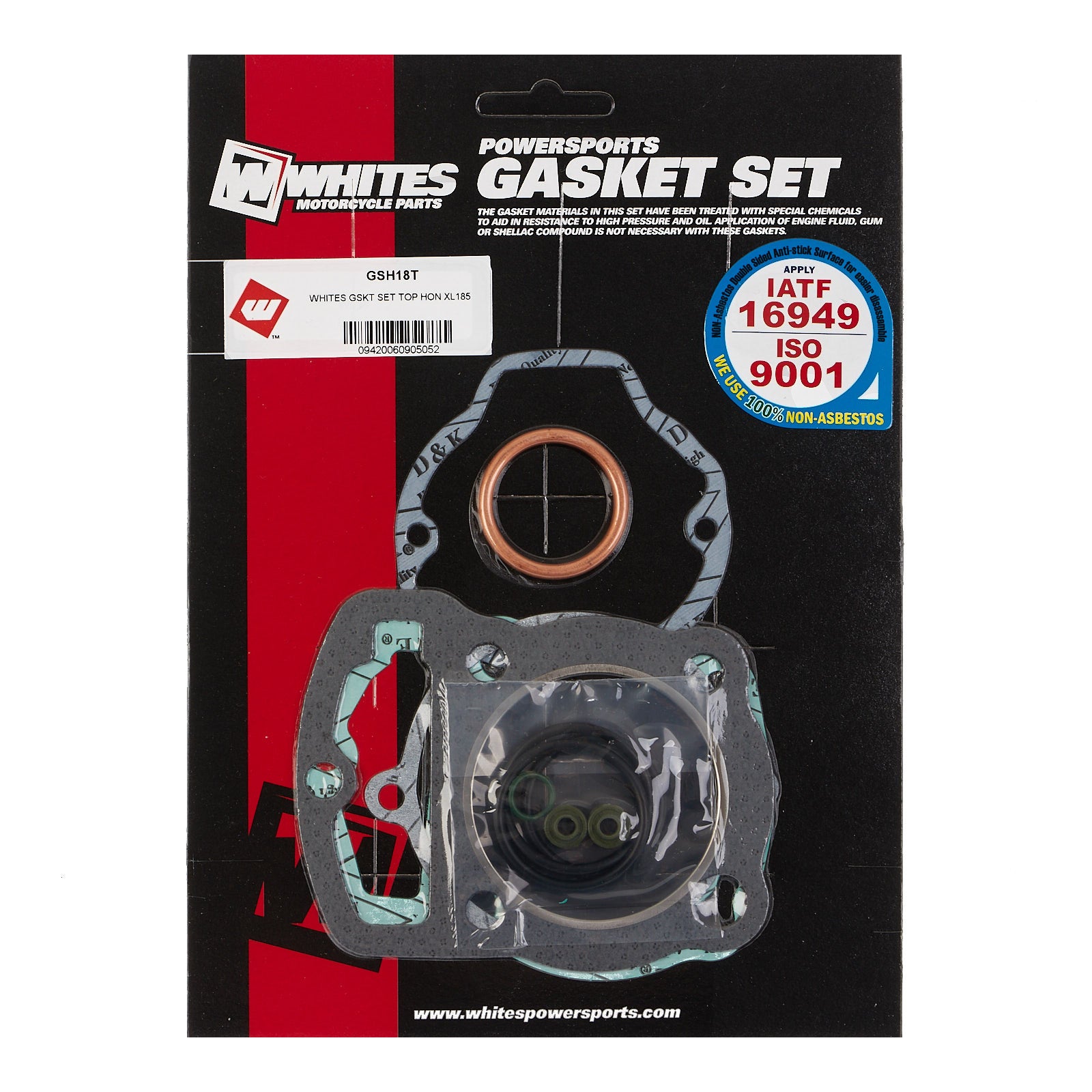 New WHITES Engine Top End Gasket Set For Honda XL185 #GSH18T | Australian Moto Spares