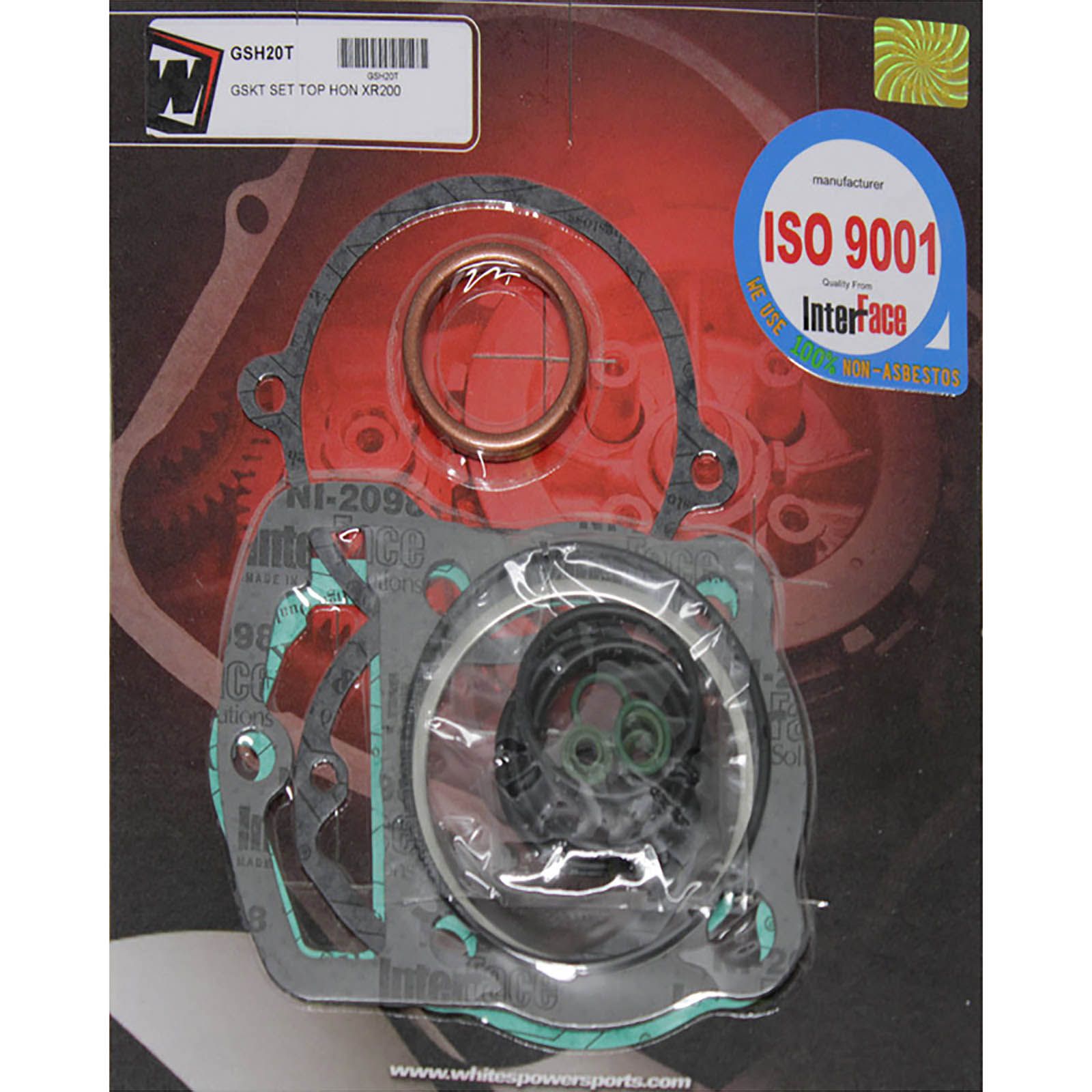 New WHITES Engine Top End Gasket Set For Honda XR200 #GSH20T